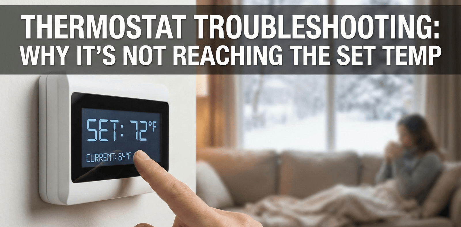 thermostat not reaching set temperature