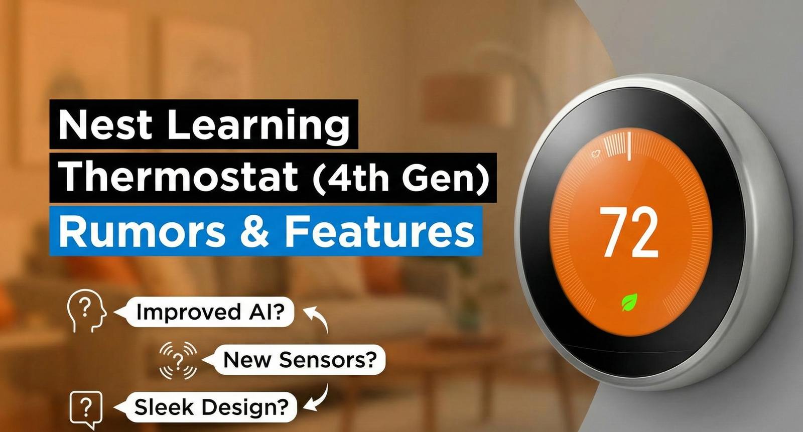 Smart Home Thermostat Interface