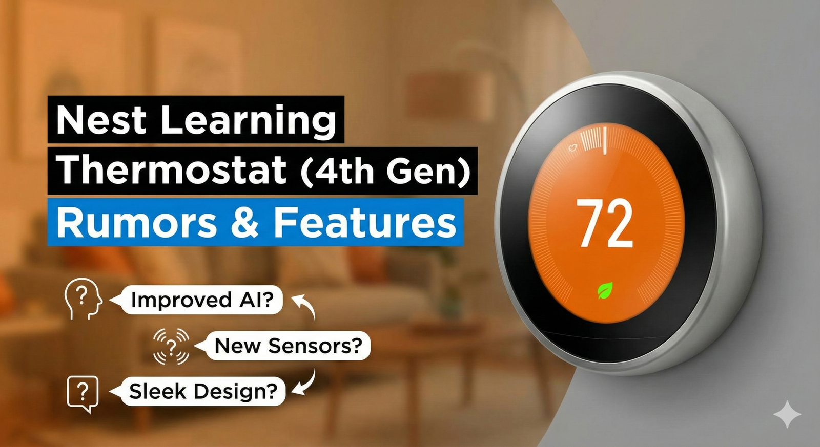 Smart Home Thermostat Interface