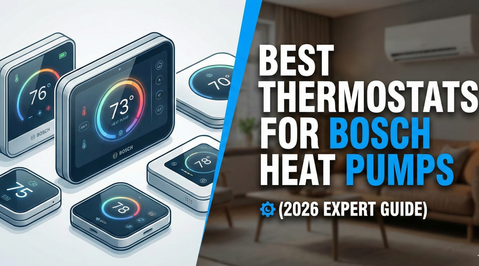 Modern Smart Thermostat Interface