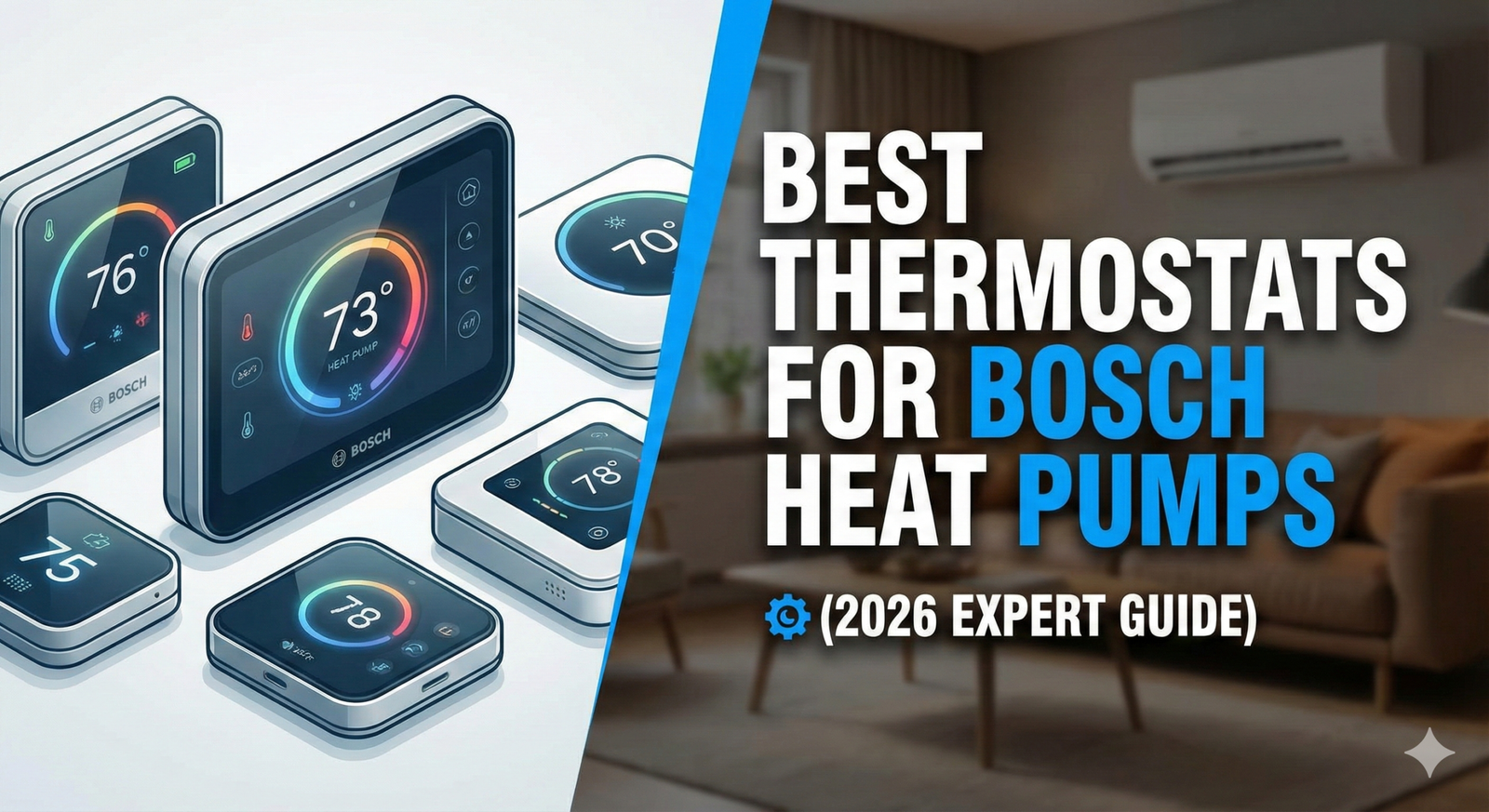 Modern Smart Thermostat Interface