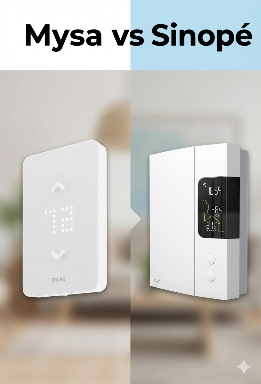 Mysa vs Sinope Smart Thermostat Comparison