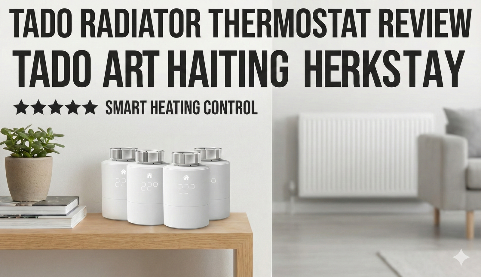 Tado Smart Radiator Thermostat on radiator