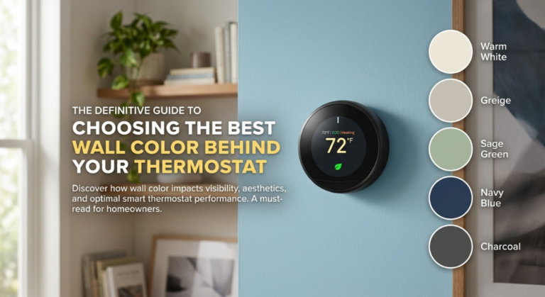 Best Wall Color Behind Your Thermostat