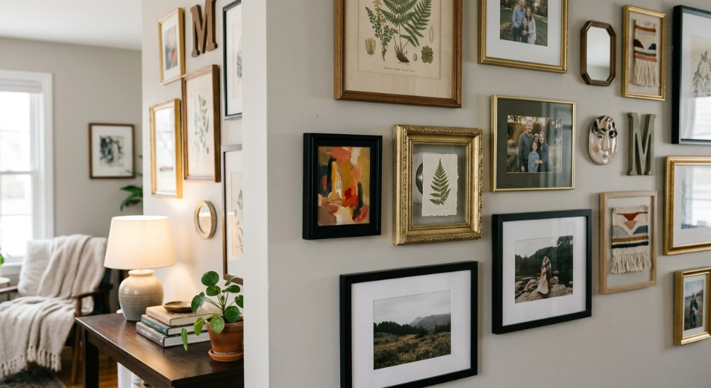 Gallery wall thermostat cover