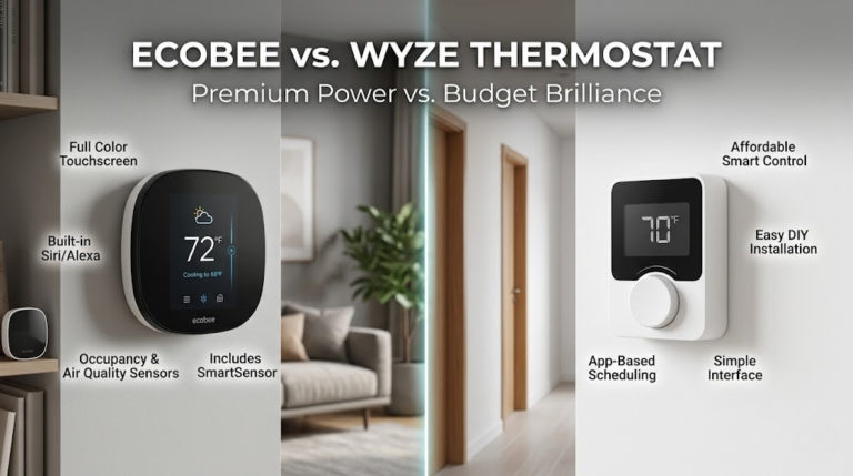 Ecobee vs. Wyze Thermostat comparison